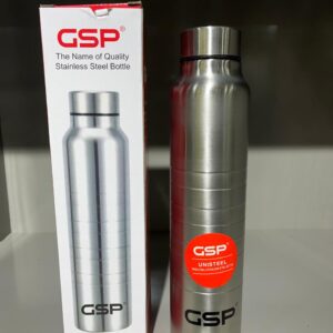 GSP Aqua Stainless Steel Water Bottle - 1000ml Leak Proof & Stylish Hydration Companion