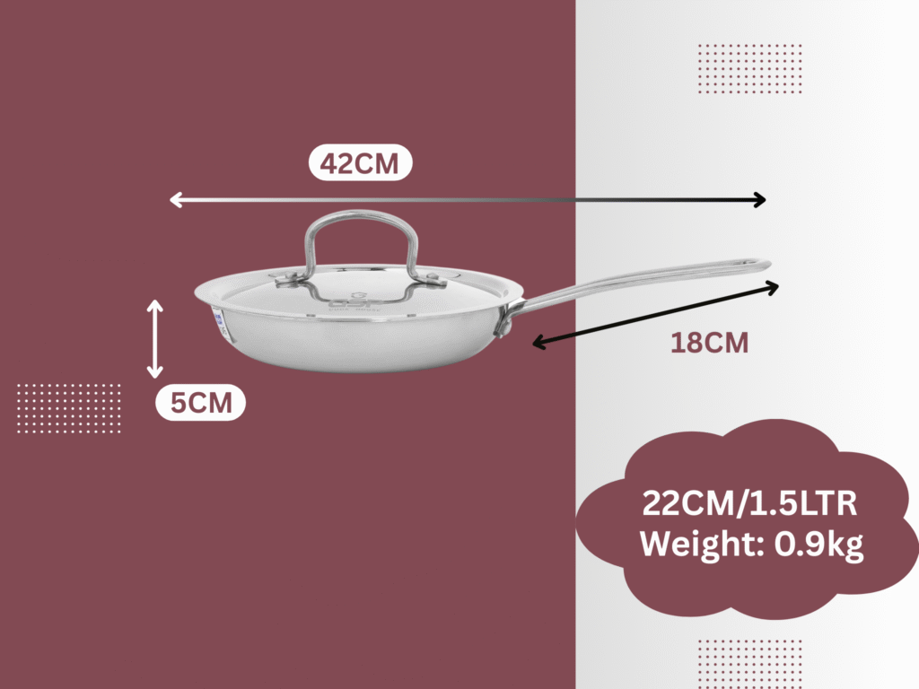Triply Frypan 22CM