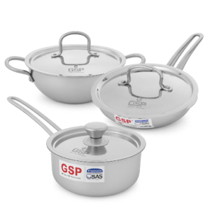Triply Kadai + Fry Pan + Sauce Pan(Combo)